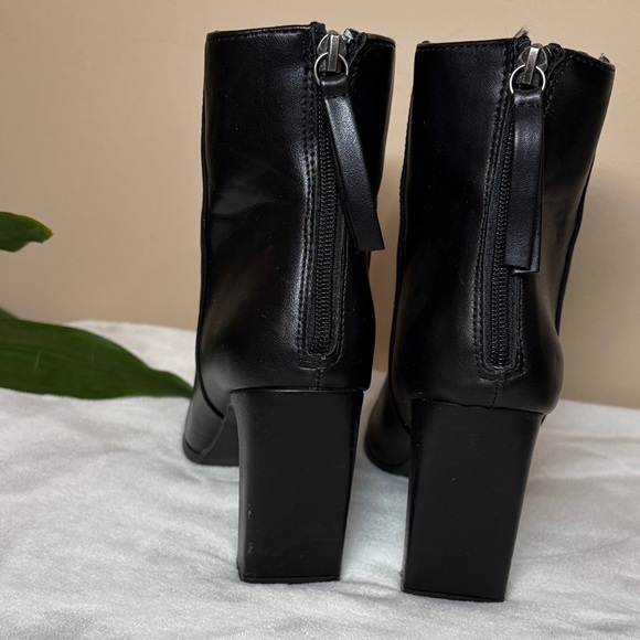 Maurices McKayla Black 3.25” Heeled Faux Leather Boots, 8 - Picture 3 of 11
